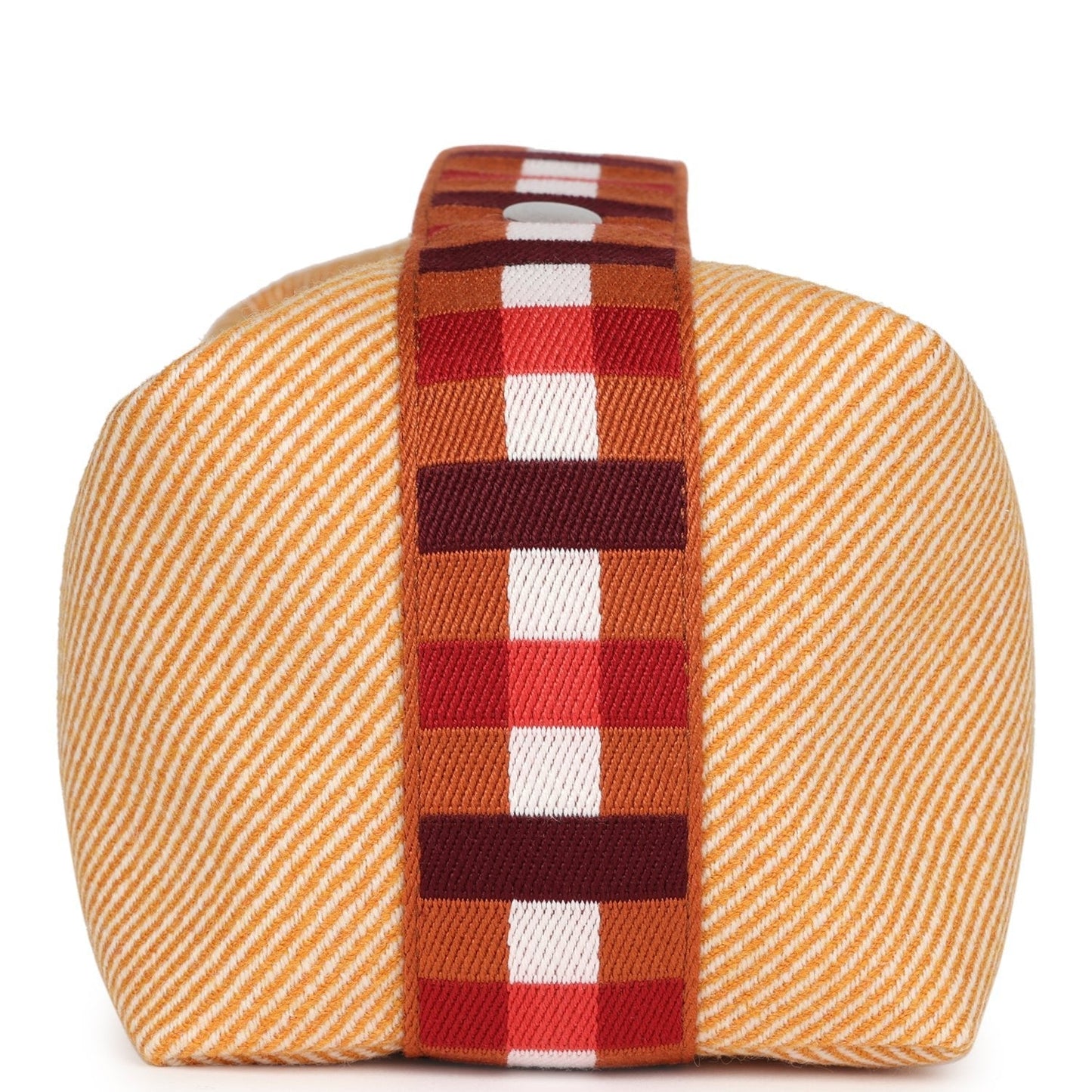 Bride A Brac Carre Case PM Fauve Merino Wool Palladium Hardware