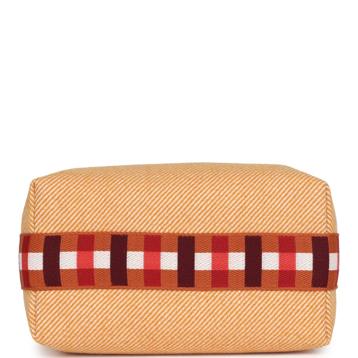 Bride A Brac Carre Case PM Fauve Merino Wool Palladium Hardware