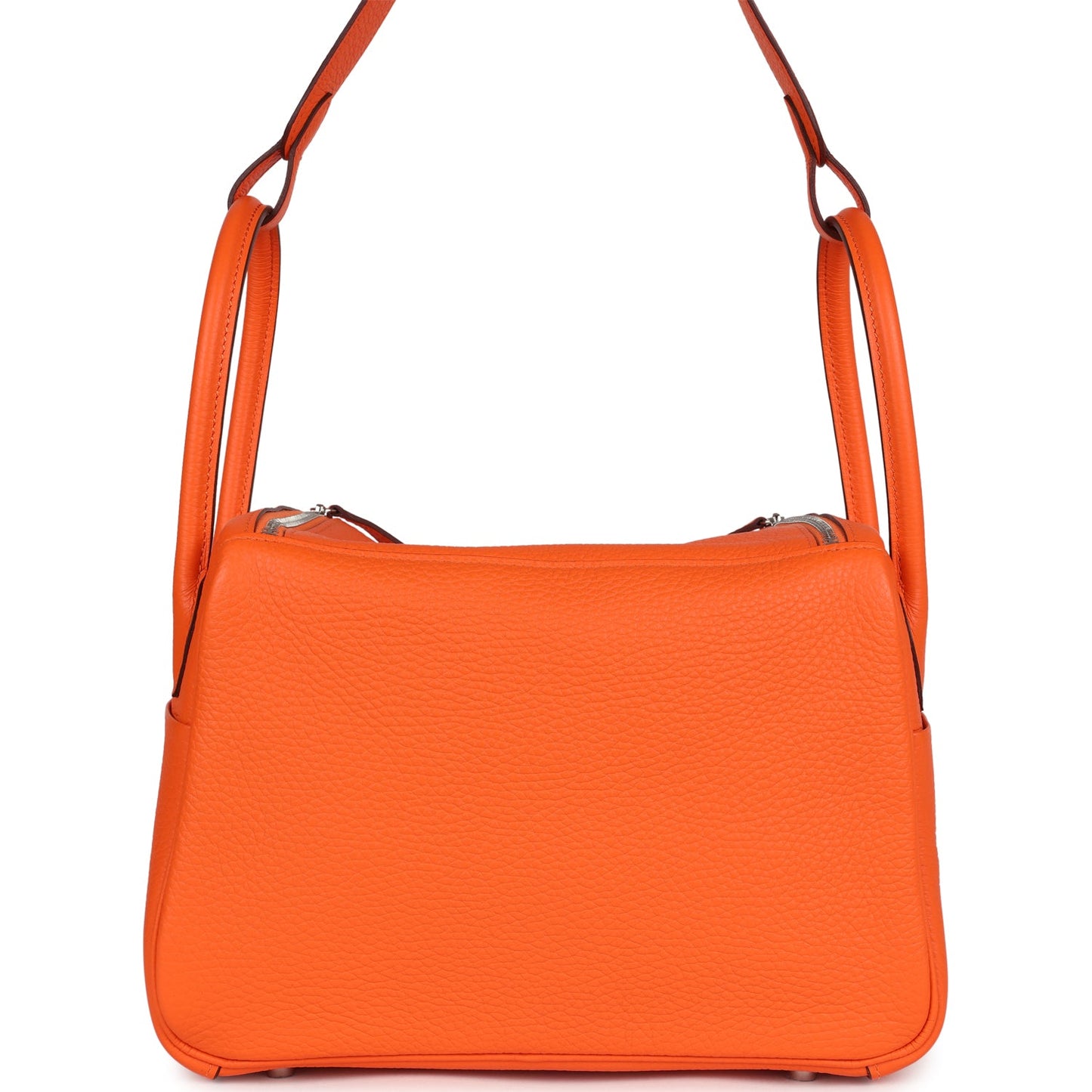 Lindy 26 Orange Minium Clemence Palladium Hardware
