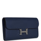Constance Wallet To Go Bleu Navy Epsom Palladium Hardware