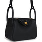 Mini Lindy II Black Clemence Gold Hardware
