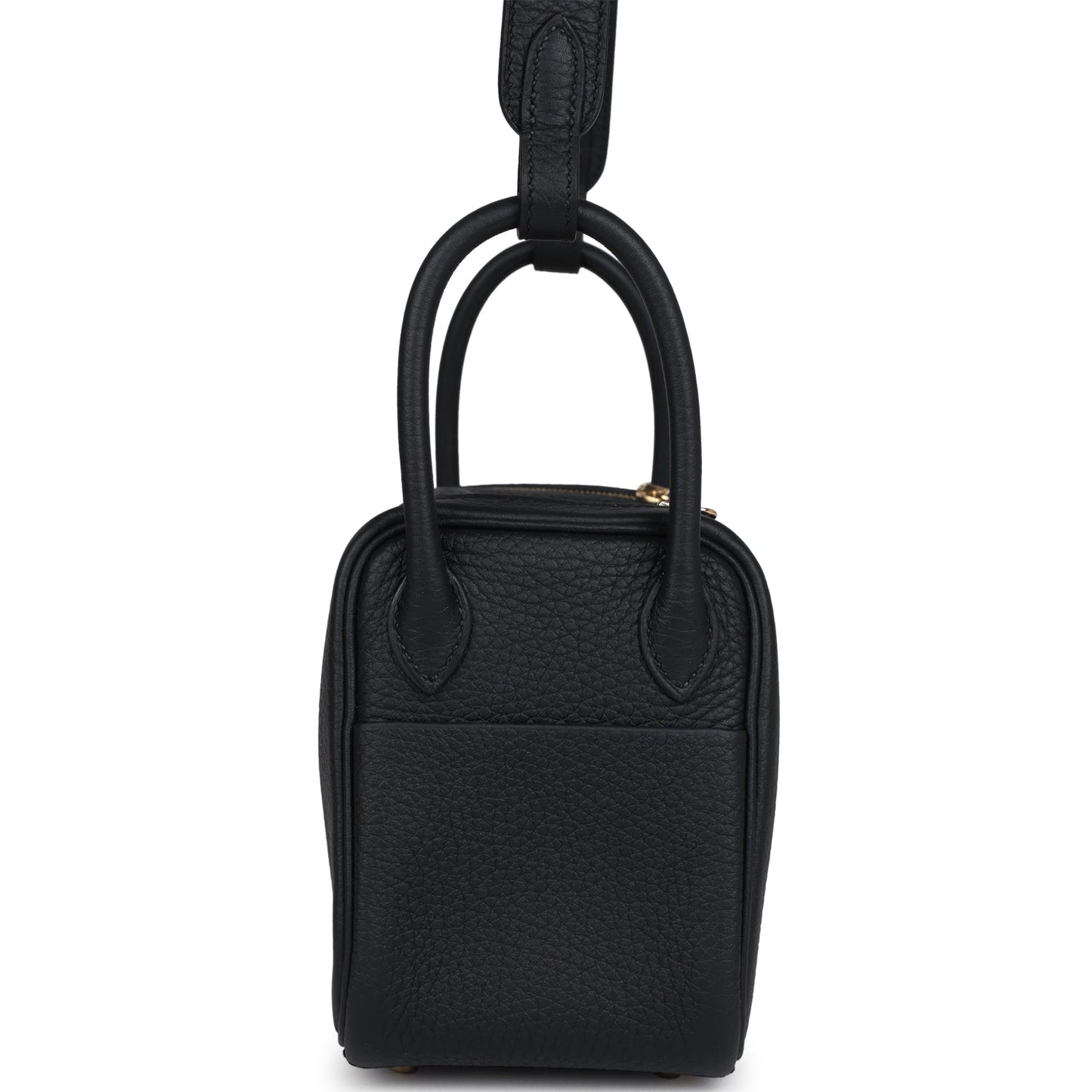 Mini Lindy II Black Clemence Gold Hardware