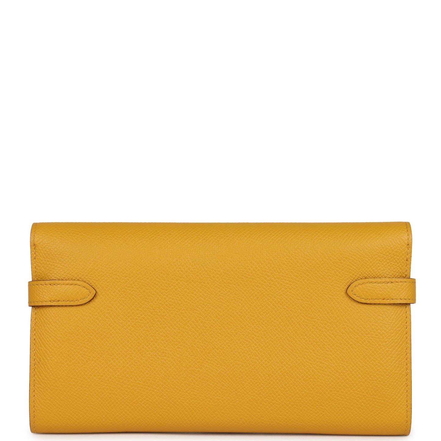 Kelly Long Wallet Jaune Ambre Epsom Gold Hardware