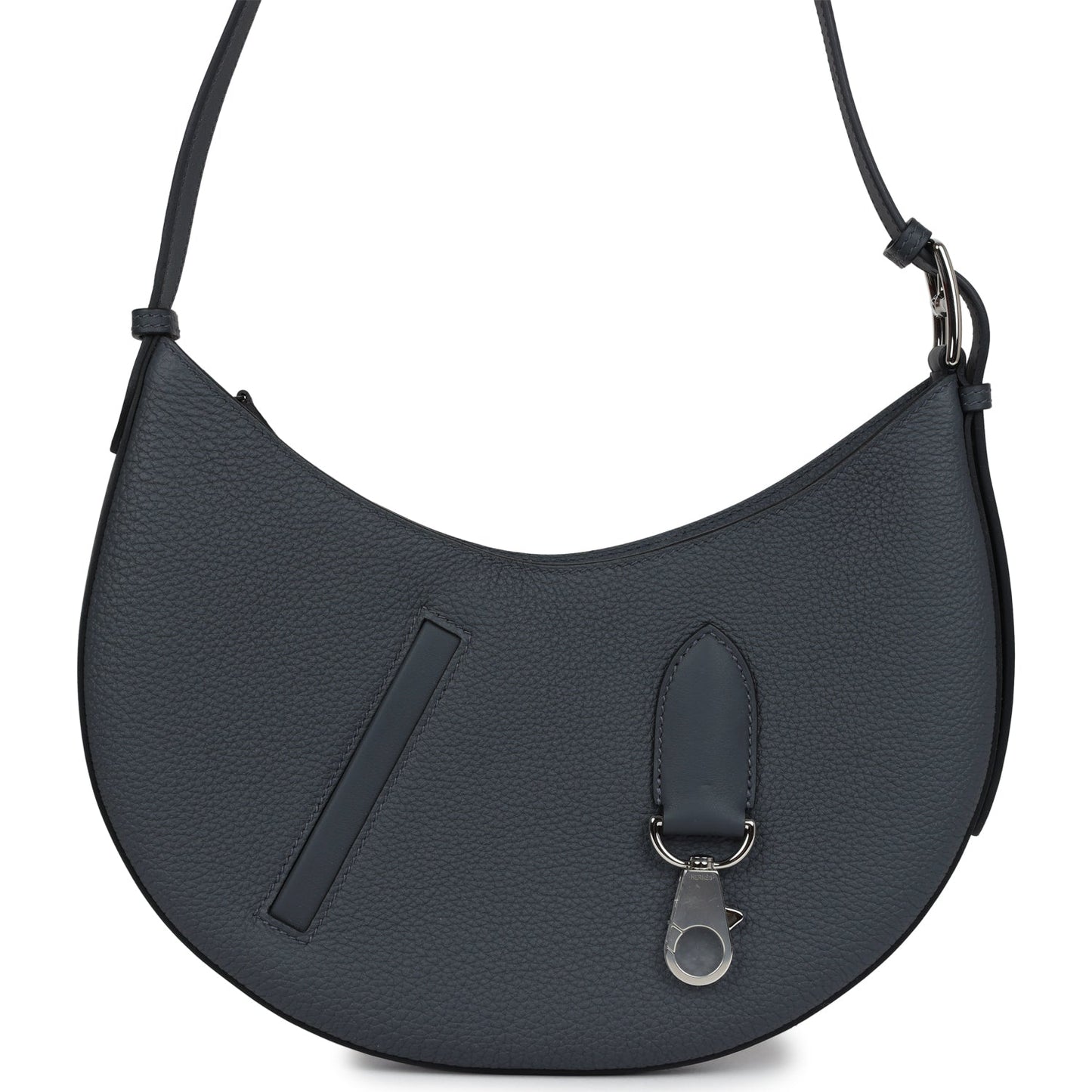 P'tit Arcon Bag Gris Misty Togo and Swift Palladium Hardware