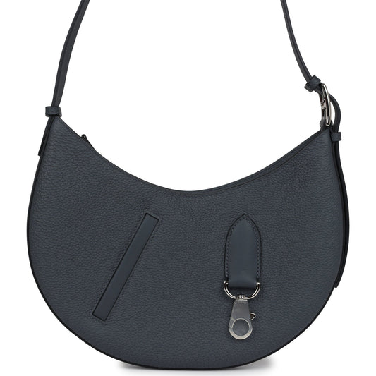 P'tit Arcon Bag Gris Misty Togo and Swift Palladium Hardware