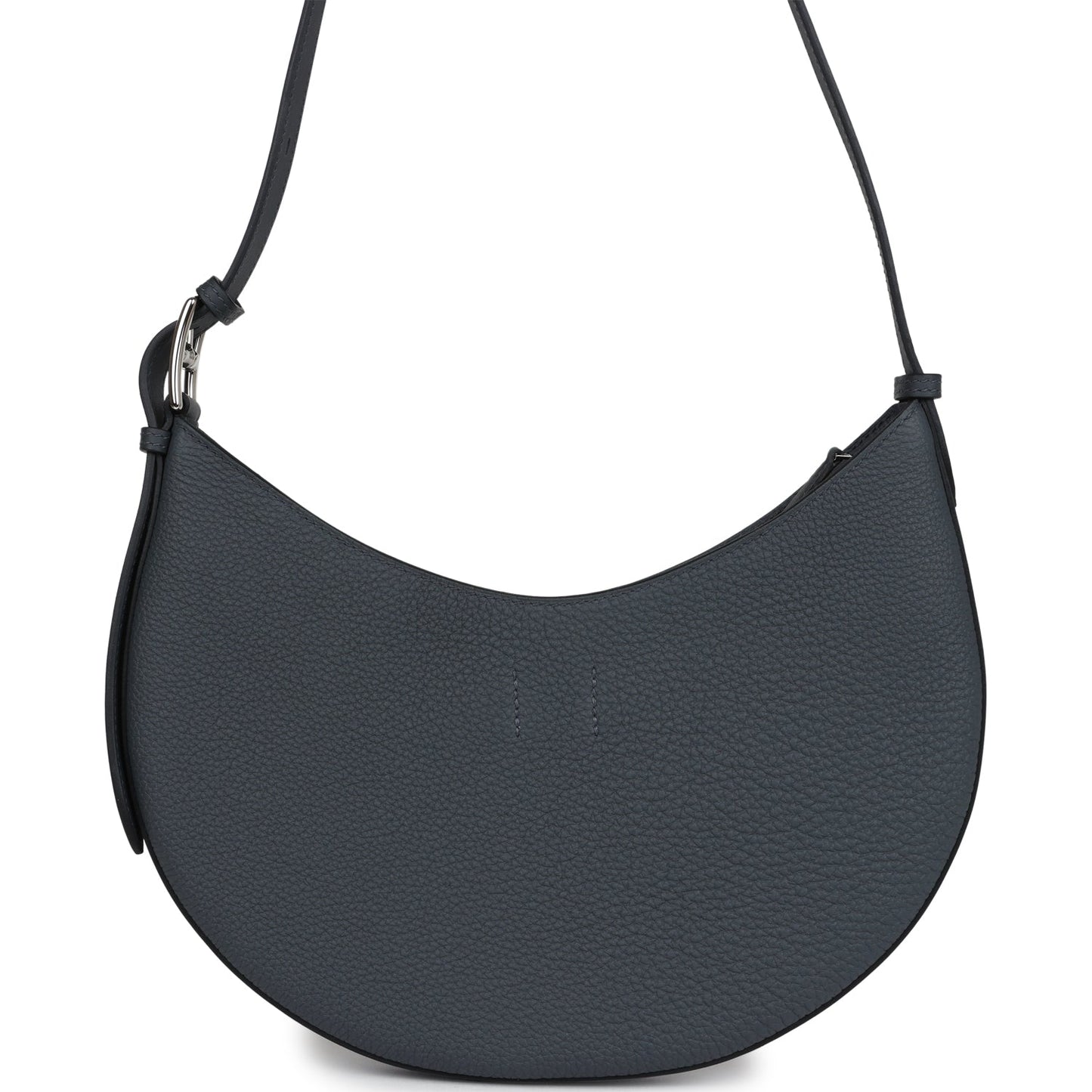 P'tit Arcon Bag Gris Misty Togo and Swift Palladium Hardware