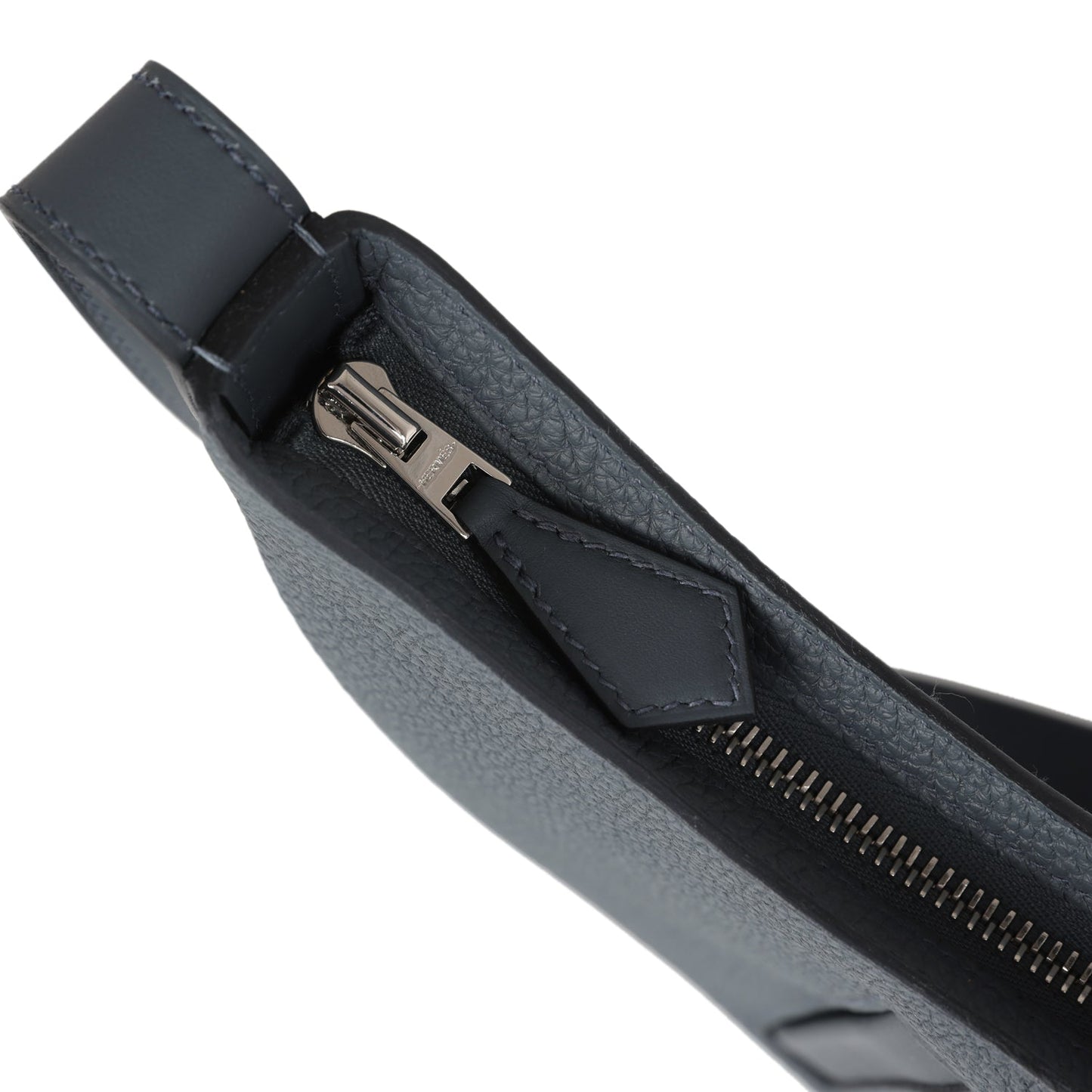 P'tit Arcon Bag Gris Misty Togo and Swift Palladium Hardware