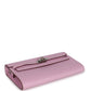 Kelly Wallet To Go Mauve Sylvestre Epsom Palladium Hardware