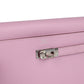 Kelly Wallet To Go Mauve Sylvestre Epsom Palladium Hardware