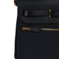 Herbag Zip 20 Mini Black Toile Militaire Canvas and Black Vache Hunter Gold Hardware