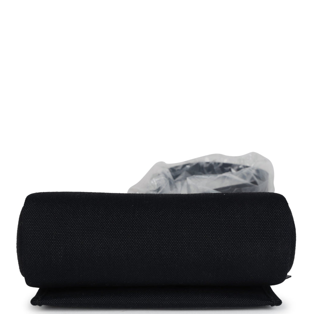 Herbag Zip 20 Mini Black Toile Militaire Canvas and Black Vache Hunter Gold Hardware