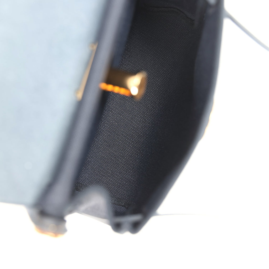 Herbag Zip 20 Mini Black Toile Militaire Canvas and Black Vache Hunter Gold Hardware