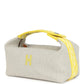 Bride A Brac Case PM Jaune Citron Plume Canvas Palladium Hardware