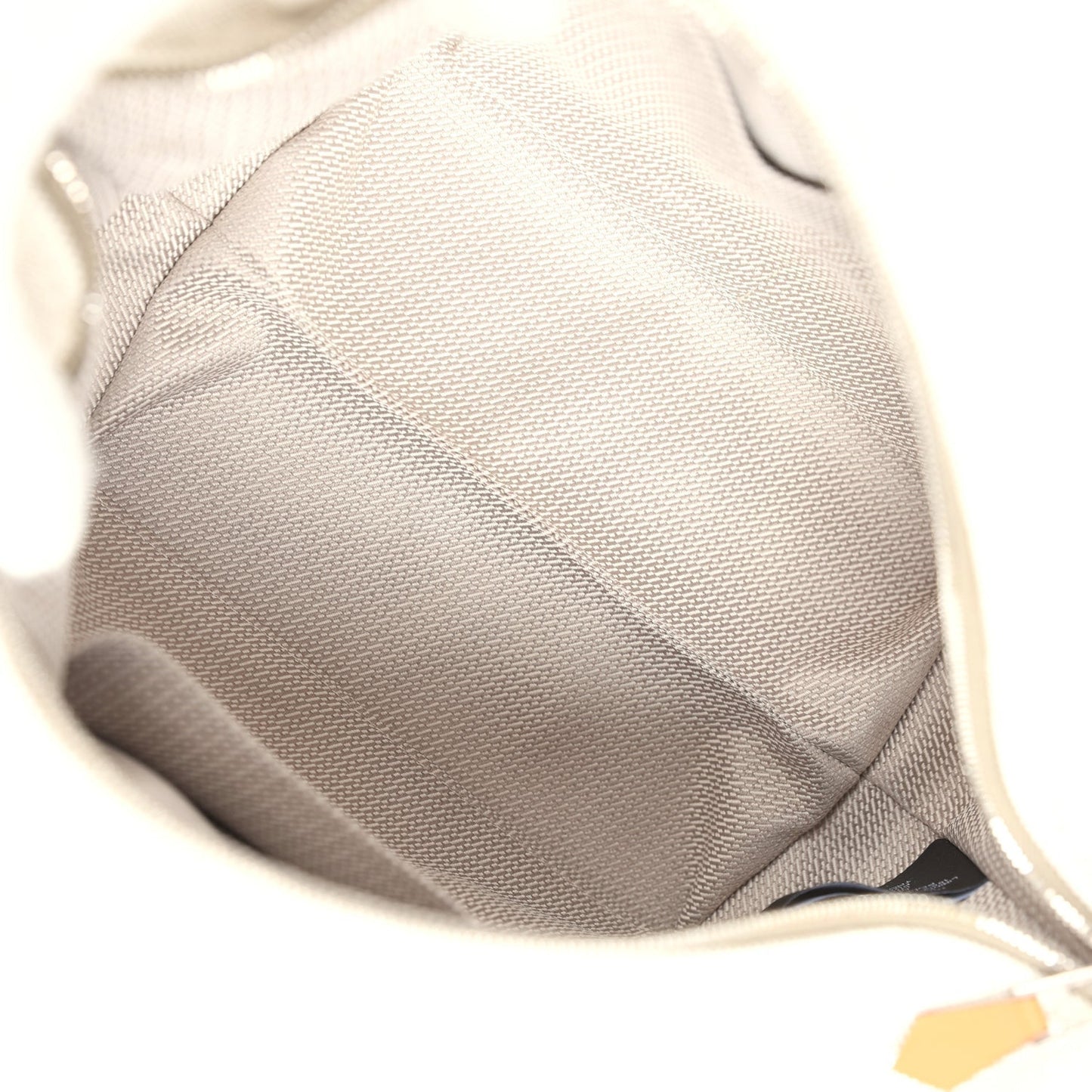 Bride A Brac Case PM Jaune Citron Plume Canvas Palladium Hardware