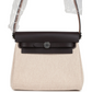 Herbag Zip 20 Mini Ecru and Beige Toile H Canvas and Ebene Vache Hunter Palladium Hardware