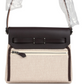Herbag Zip 20 Mini Ecru and Beige Toile H Canvas and Ebene Vache Hunter Palladium Hardware