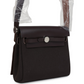 Herbag Zip 20 Mini Ebene Toile H Canvas and Vache Hunter Palladium Hardware
