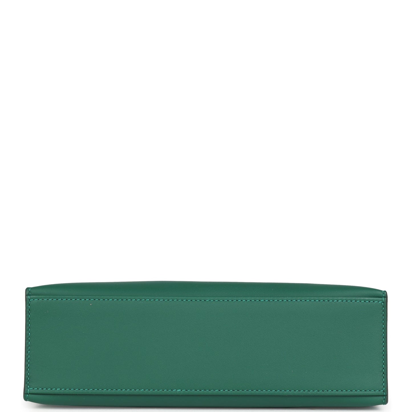 Kelly Pochette Vert Moyen Swift Palladium Hardware