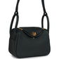 Mini Lindy II Vert Fonce Clemence Gold Hardware
