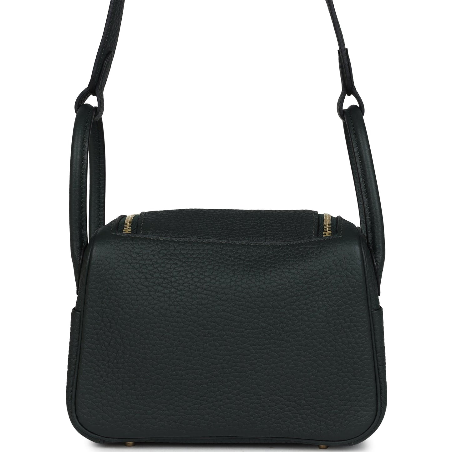 Mini Lindy II Vert Fonce Clemence Gold Hardware