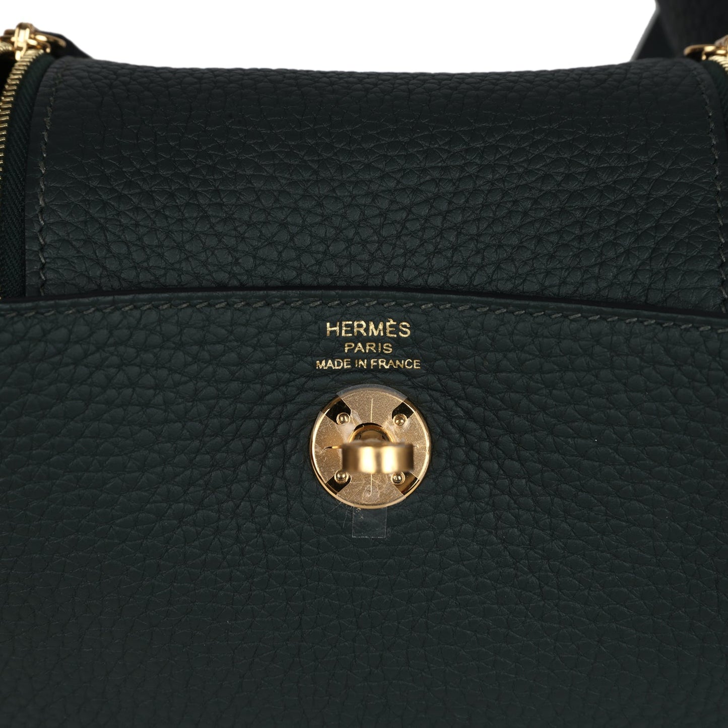 Mini Lindy II Vert Fonce Clemence Gold Hardware