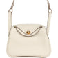 Mini Lindy II Craie Clemence Gold Hardware