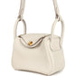 Mini Lindy II Craie Clemence Gold Hardware