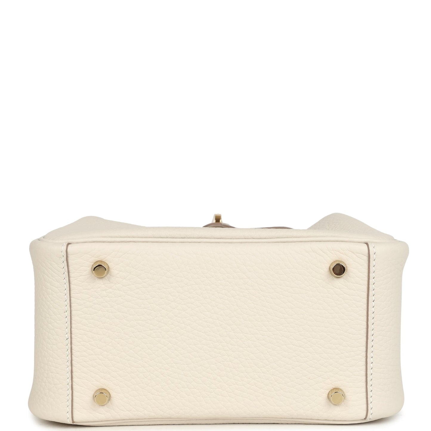 Mini Lindy II Craie Clemence Gold Hardware
