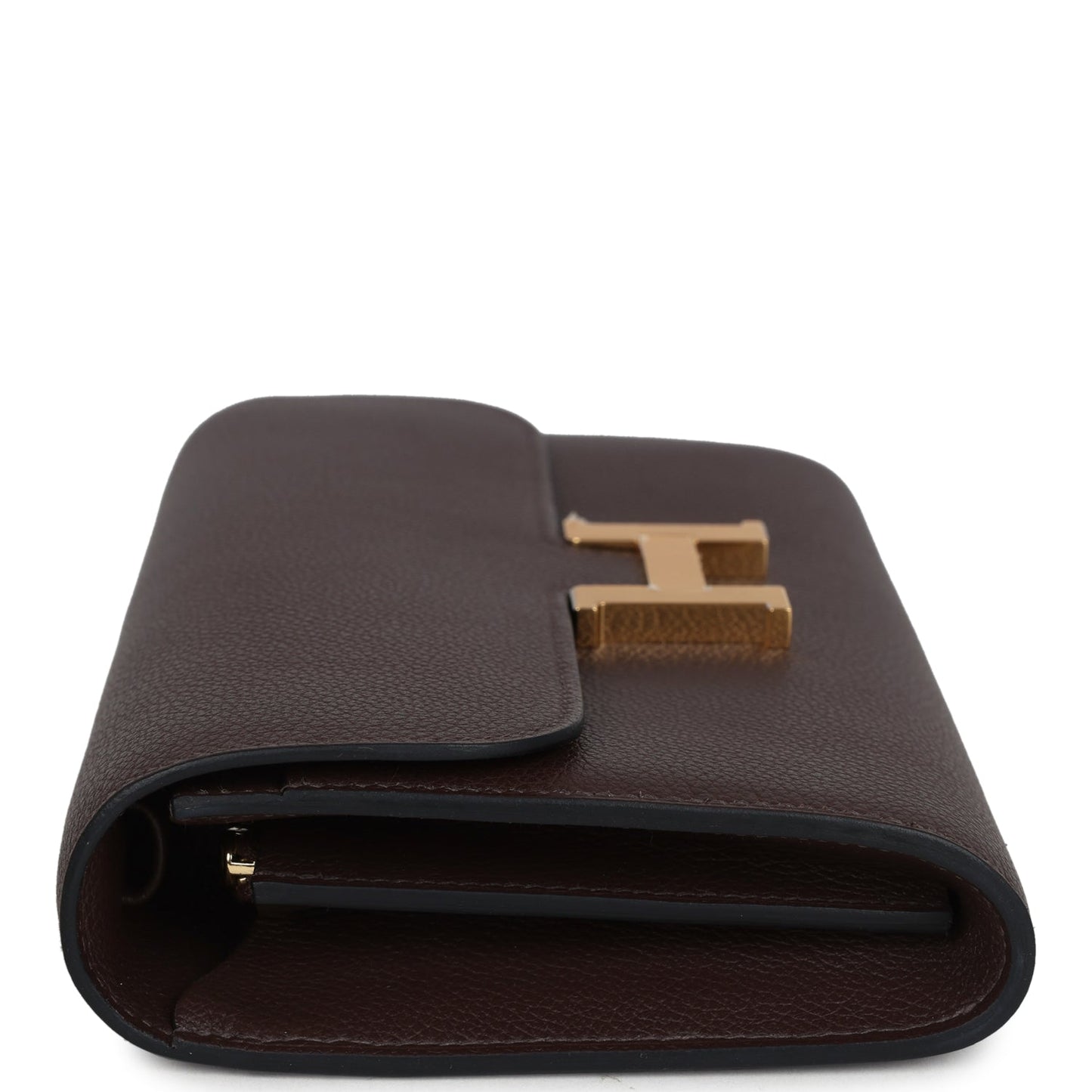 Constance Wallet To Go  Moka Evercolor Gold Hardware