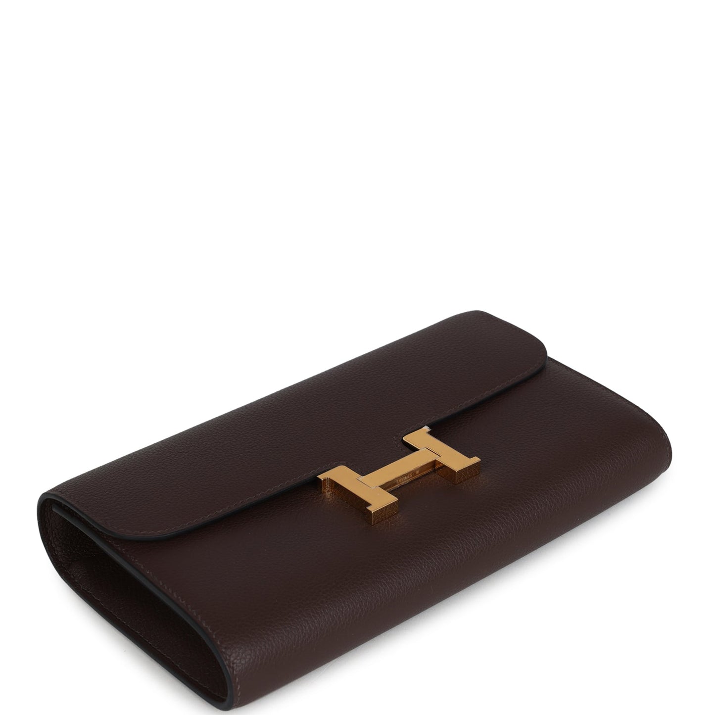 Constance Wallet To Go  Moka Evercolor Gold Hardware