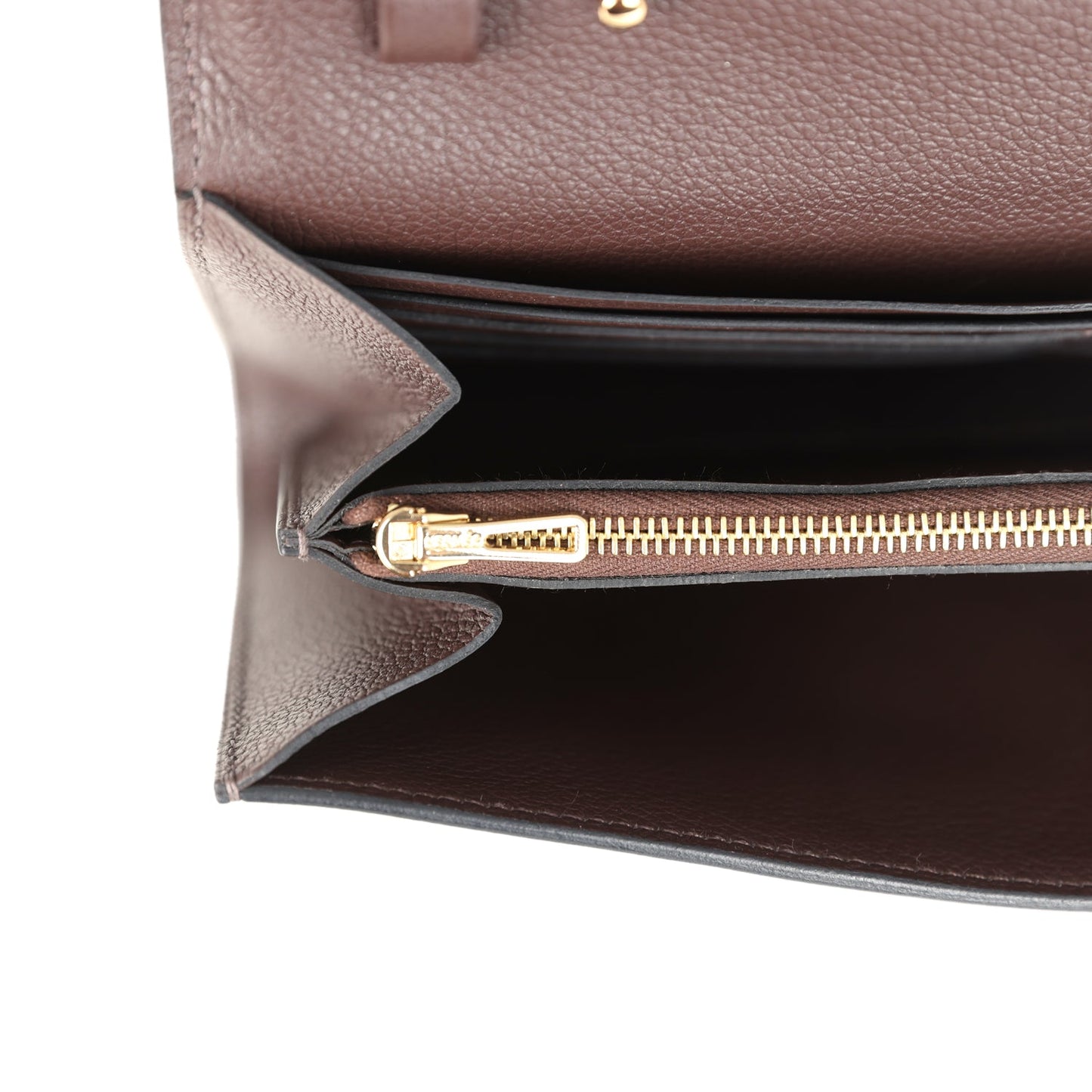Constance Wallet To Go  Moka Evercolor Gold Hardware