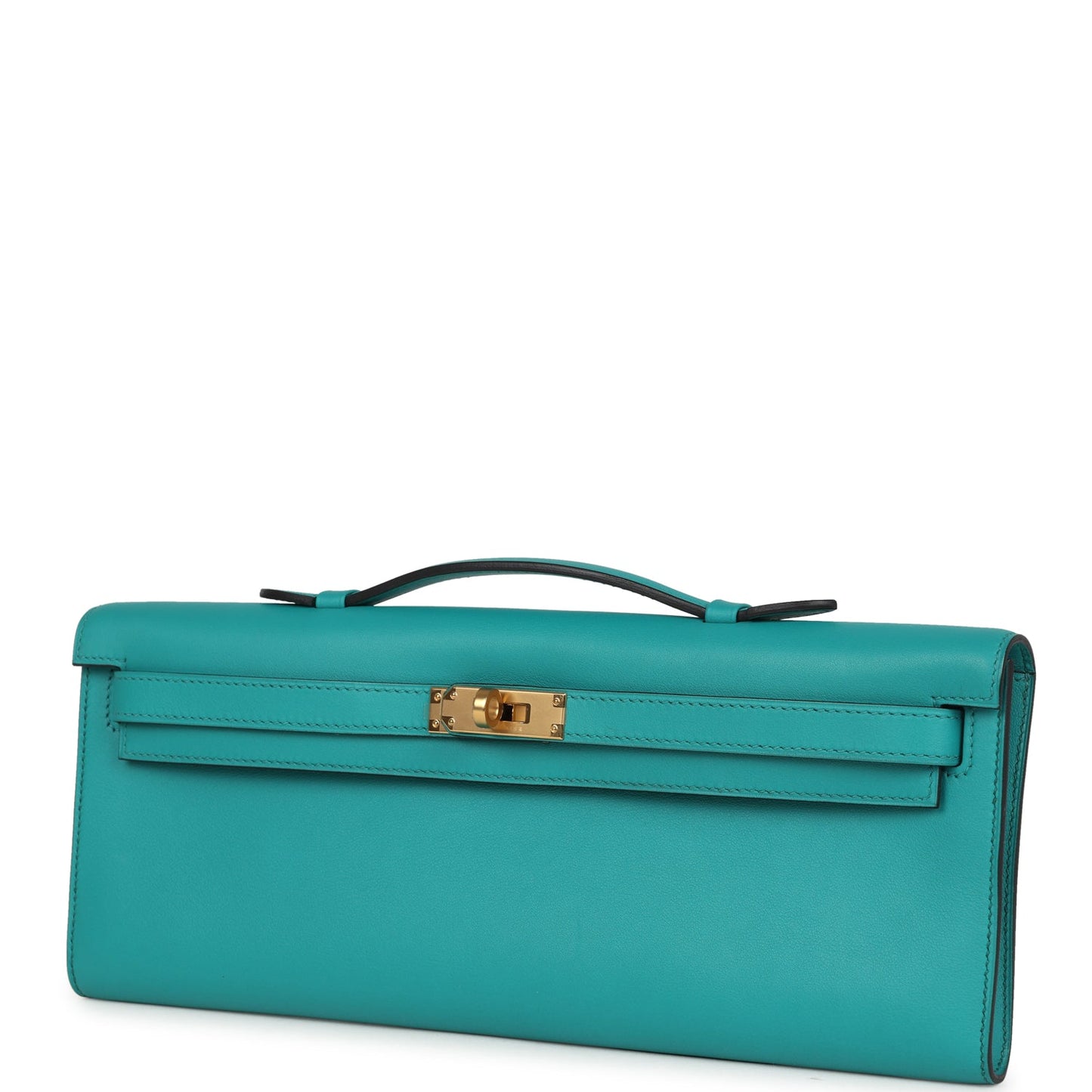 Kelly Cut Vert Verone Swift Gold Hardware