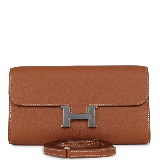 Constance Wallet To Go Gold Evercolor Palladium Hardware