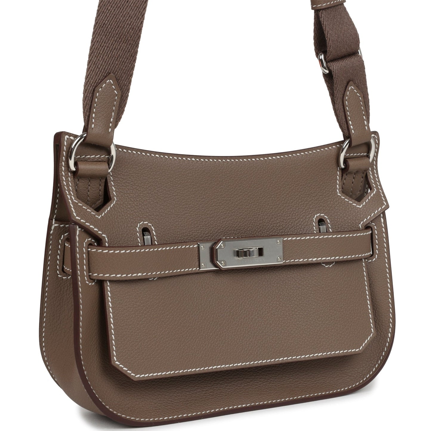 Jypsiere Mini Etoupe Evercolor Palladium Hardware