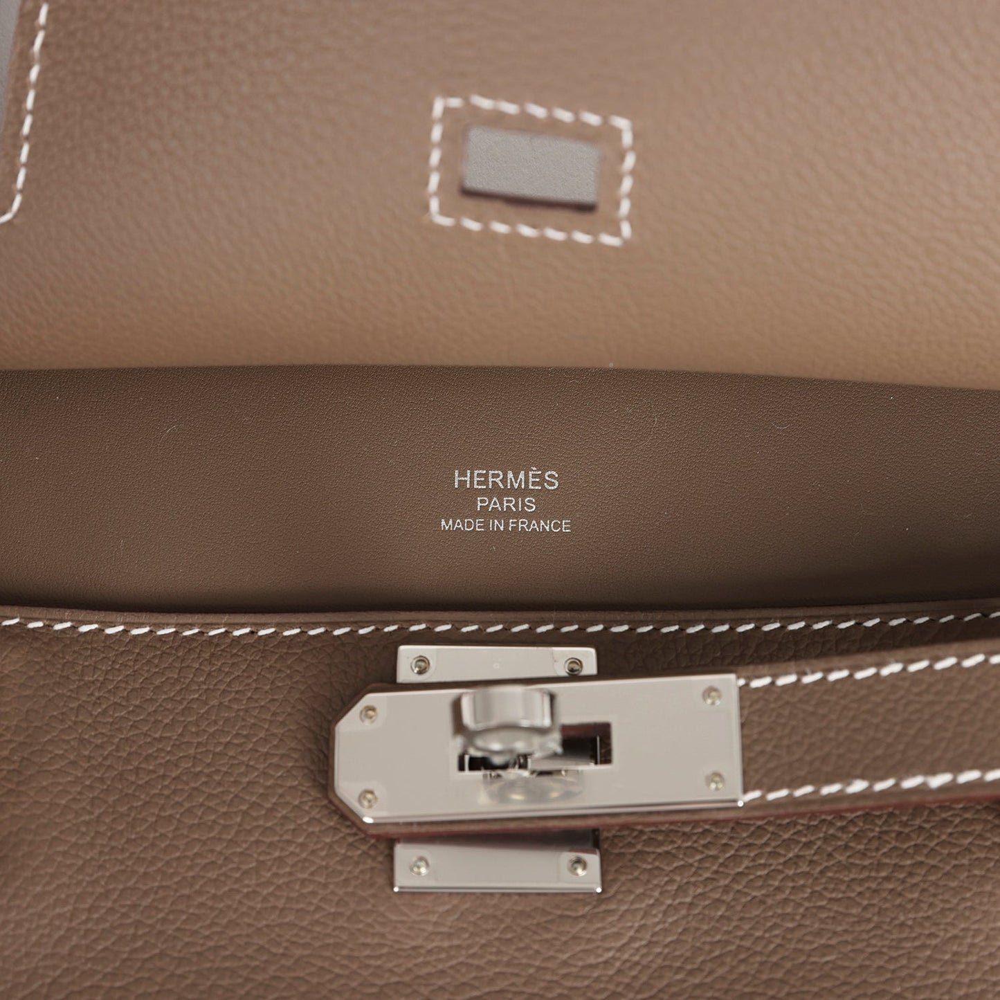 Jypsiere Mini Etoupe Evercolor Palladium Hardware