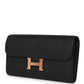 Constance Wallet To Go Black Epsom Rose Gold Hardware