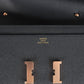 Constance Wallet To Go Black Epsom Rose Gold Hardware
