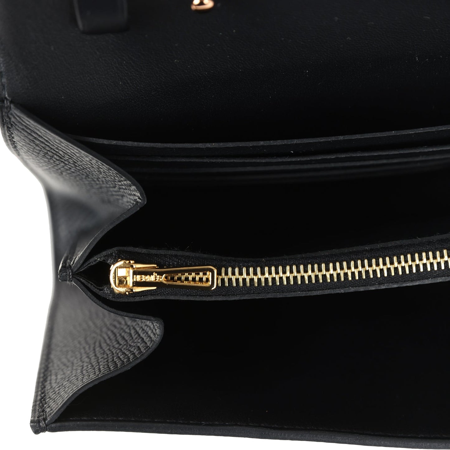 Constance Wallet To Go Black Epsom Rose Gold Hardware