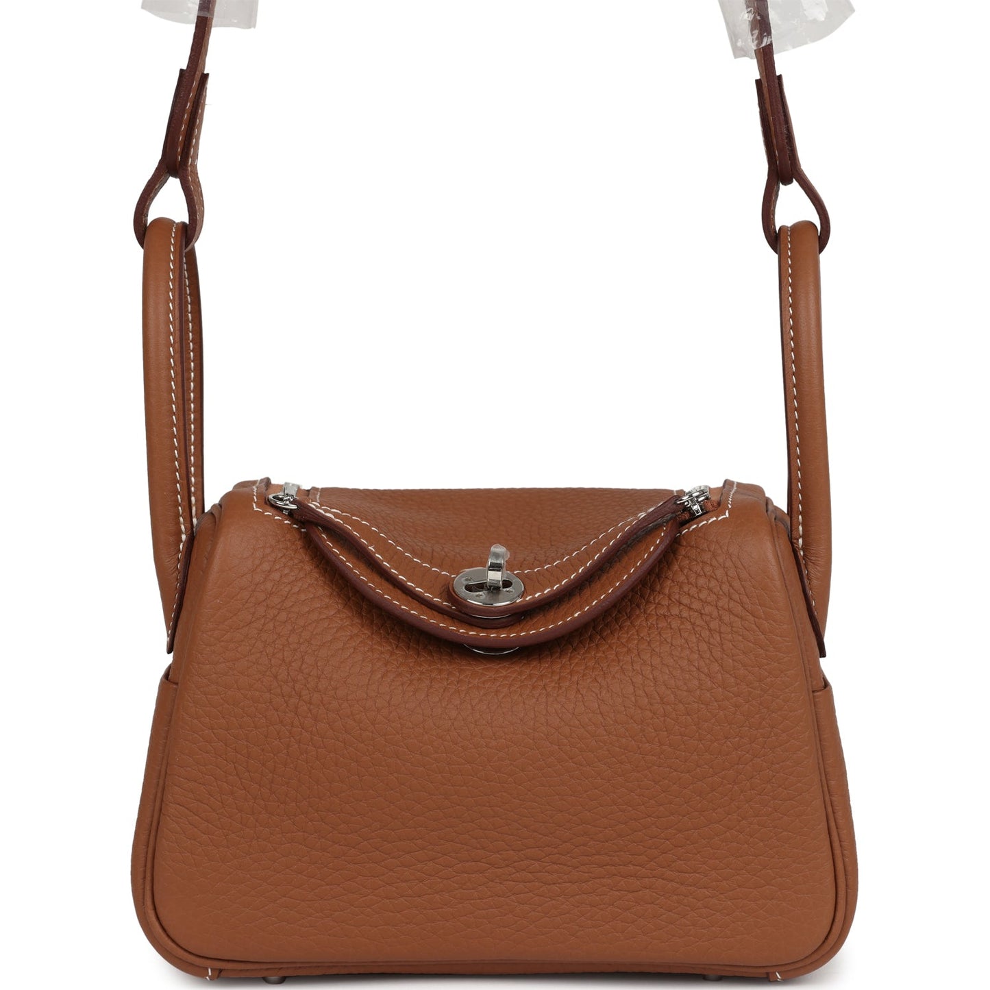 Mini Lindy II Gold Clemence Palladium Hardware