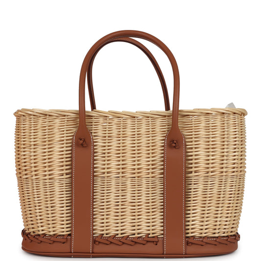 Picnic Garden Party 36 Gold Swift and Natural Osier Wicker