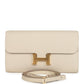 Constance To Go Wallet Craie Epsom Gold Hardware