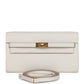 Kelly Wallet To Go Gris Pale Epsom Gold Hardware