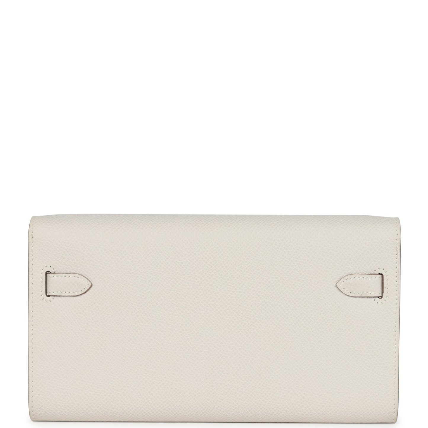 Kelly Wallet To Go Gris Pale Epsom Gold Hardware
