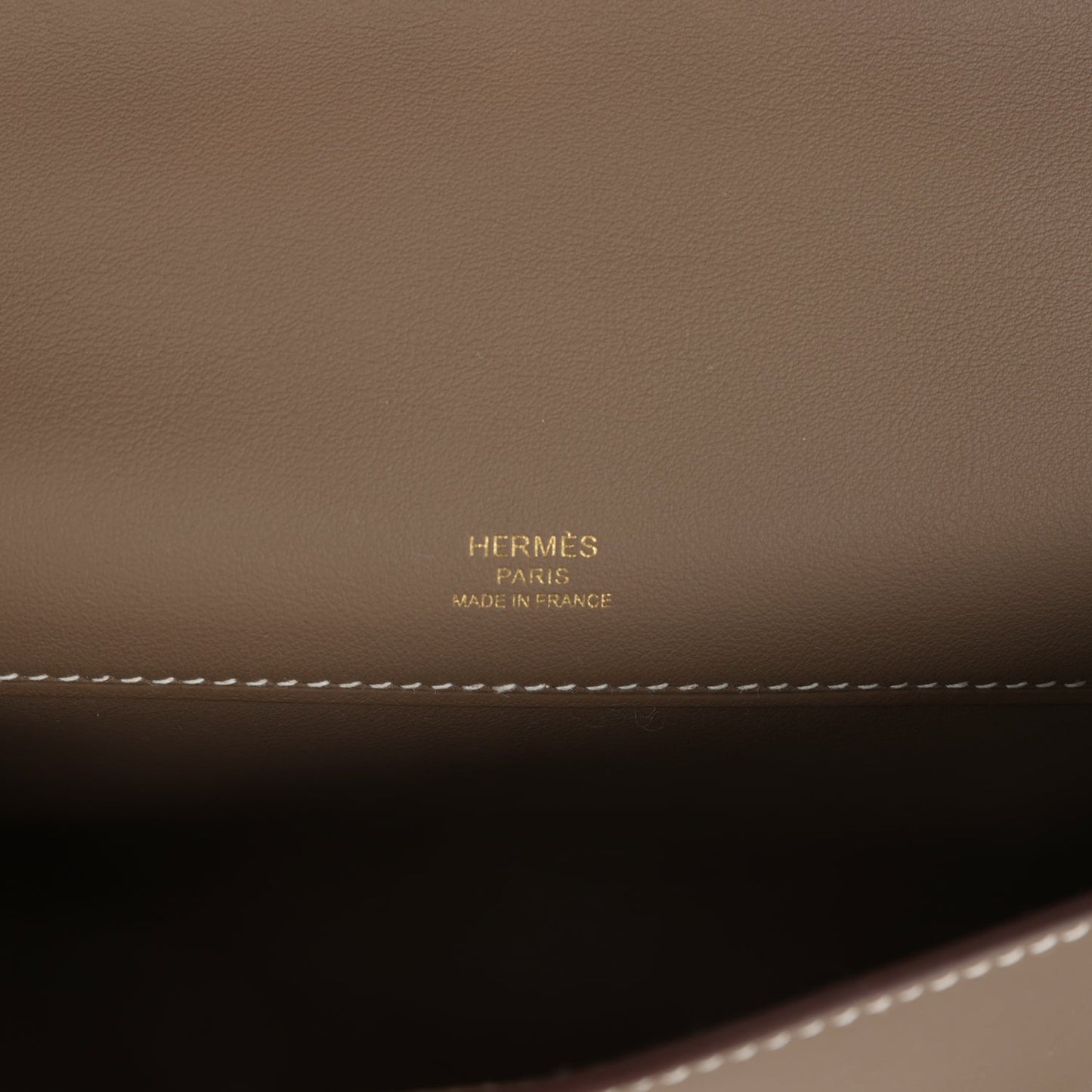 Kelly Cut Etoupe Swift Gold Hardware