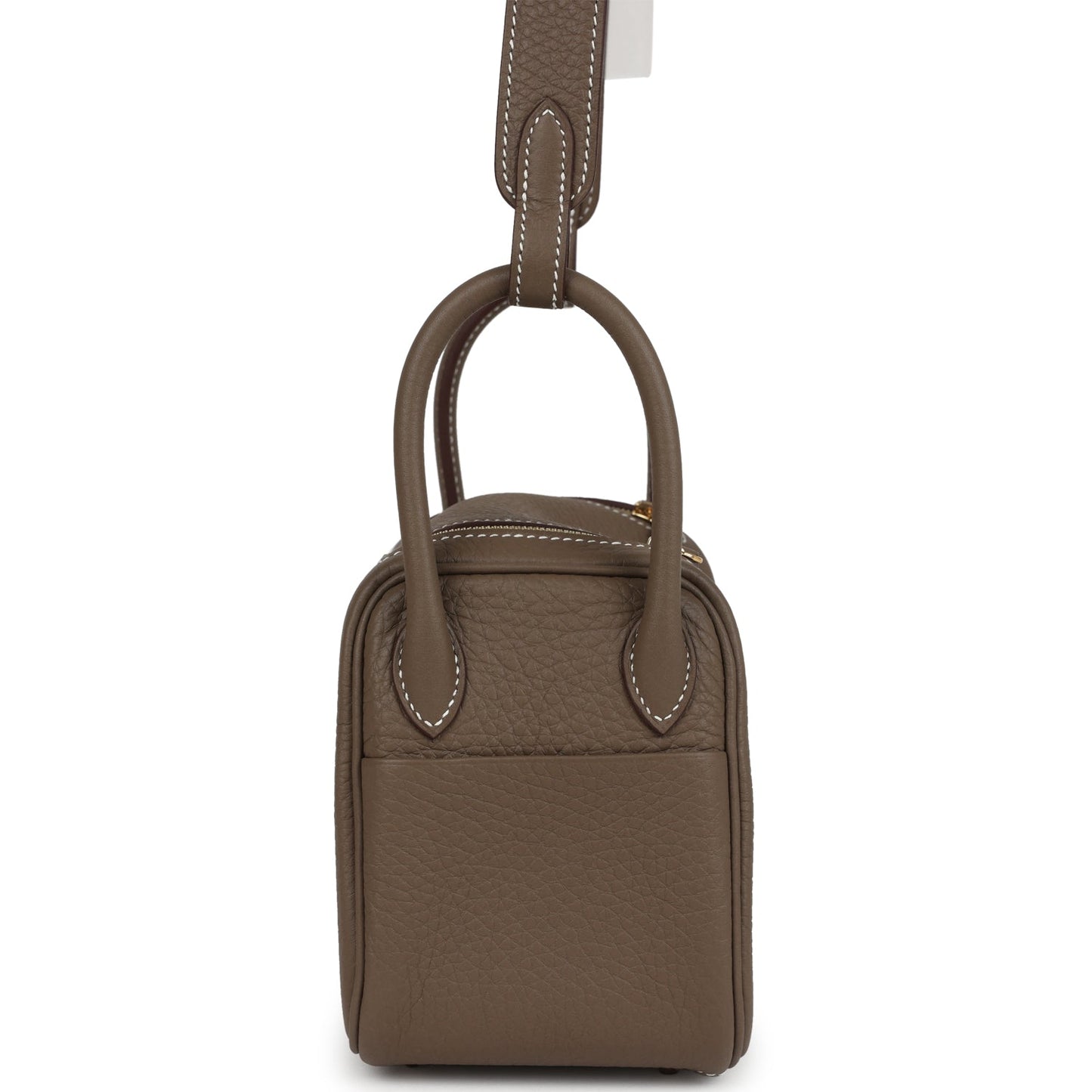 Mini Lindy II Etoupe Clemence Gold Hardware