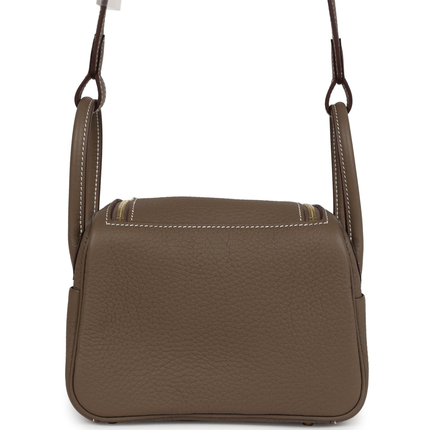 Mini Lindy II Etoupe Clemence Gold Hardware