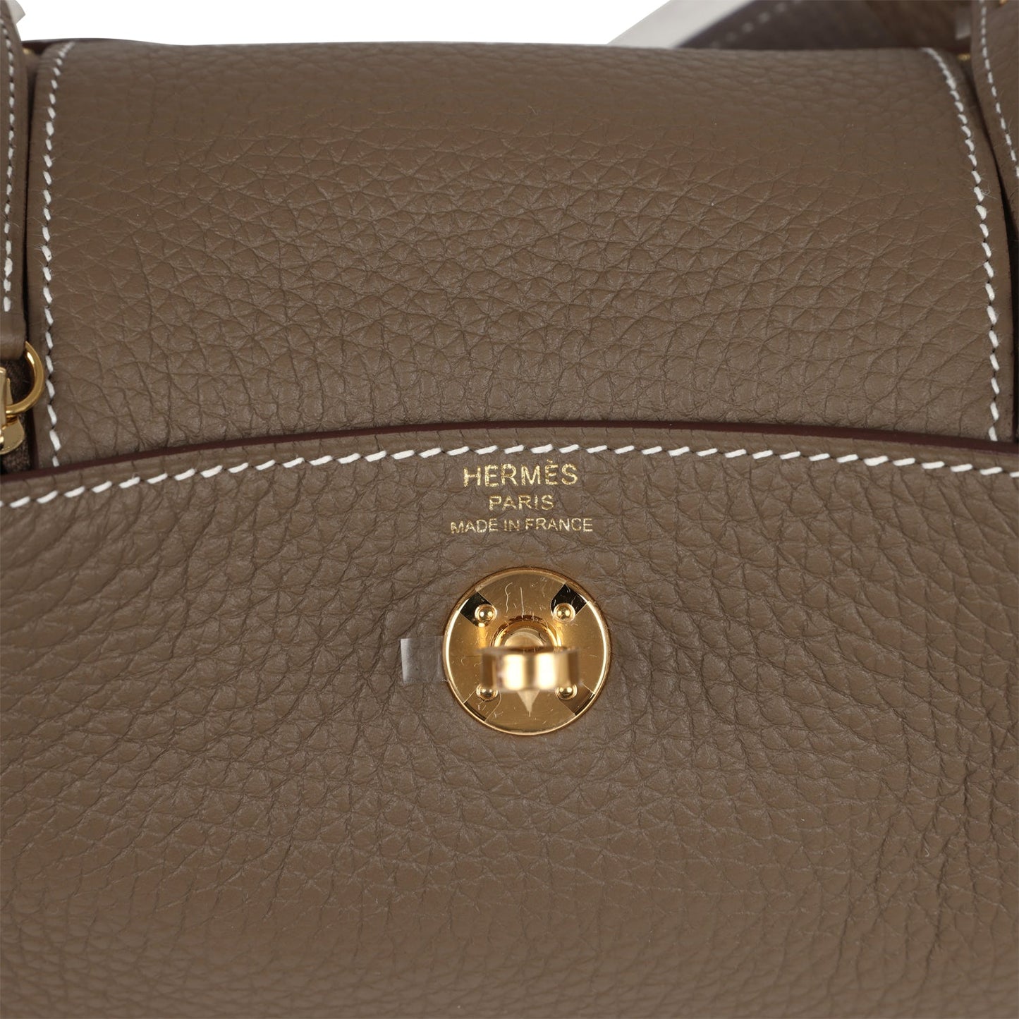 Mini Lindy II Etoupe Clemence Gold Hardware