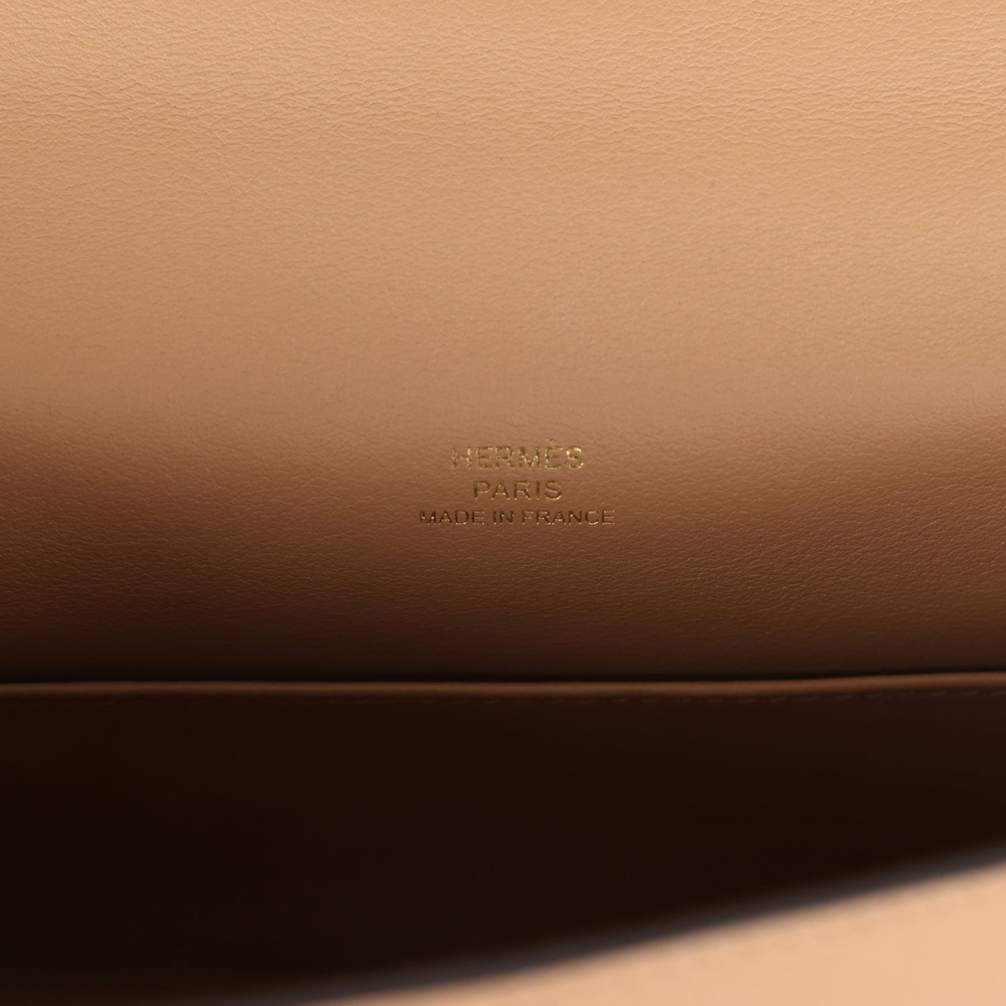 Kelly Pochette Chai Swift Gold Hardware