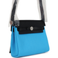 Herbag Zip 20 Mini Bleu Riviera Toile H Canvas and Black Vache Hunter Palladium Hardware