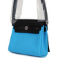 Herbag Zip 20 Mini Bleu Riviera Toile H Canvas and Black Vache Hunter Palladium Hardware